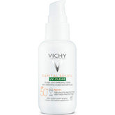 Sun Screen Lotion Vichy Capital Soleil Uv Clear Anti-imperfections Spf 50 (40 ml) - Vichy Maroc - Aylal Beauty
